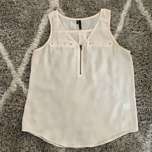 Maurices Sleeveless Cream Top